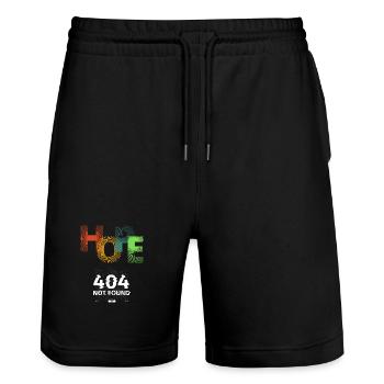 Hope not found 404 - Stanley/Stella Unisex Bio Joggingshorts Trainer  - Schwarz - Vorne - Nik (191cm) & Marisol (170cm)
