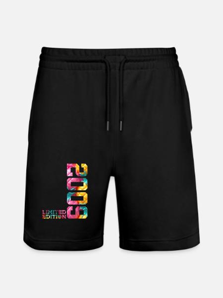 17TH BIRTHDAY LIMITED EDITION 2009 - Stanley/Stella Trainer Unisex Organic Jogging Shorts - black