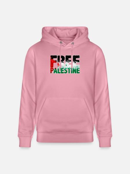 free Palestine - Stanley/Stella CRUISER Unisex Organic Hoodie - lilac dream