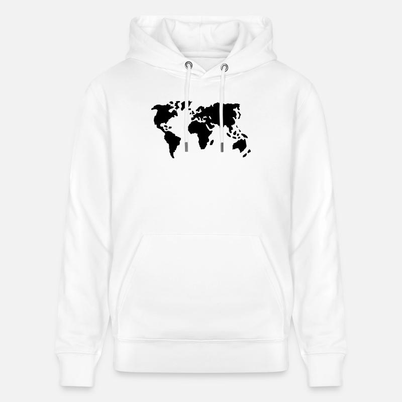 Welt - Stanley/Stella Unisex Bio-Hoodie CRUISER  - Weiß