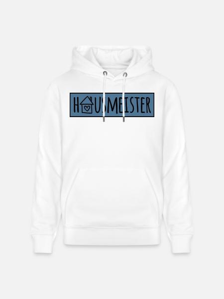 Hausmeister - Stanley/Stella Unisex Bio-Hoodie CRUISER - Weiß