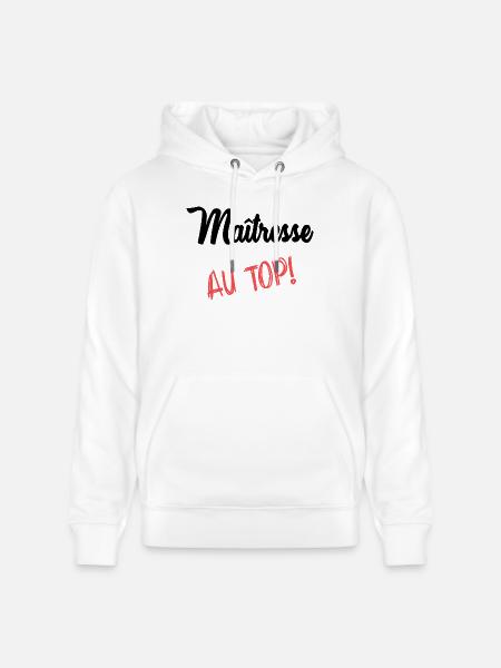 MISTRESS - Stanley/Stella CRUISER Unisex Organic Hoodie - white