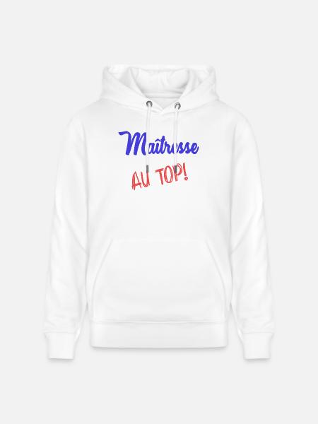 MISTRESS - Stanley/Stella CRUISER Unisex Organic Hoodie - white