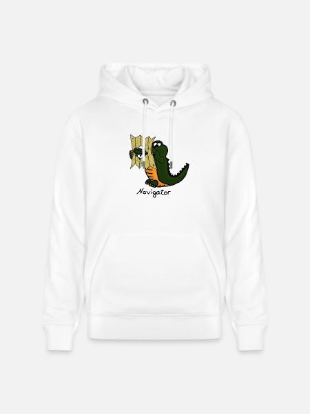 Navigator - Stanley/Stella CRUISER Unisex Organic Hoodie - white