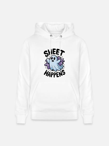 Blatt passiert - Stanley/Stella Unisex Bio-Hoodie CRUISER - Weiß