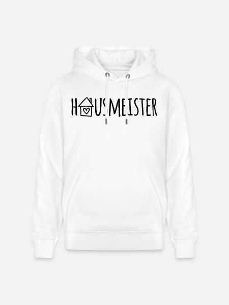 Hausmeister - Stanley/Stella Unisex Bio-Hoodie CRUISER - Weiß