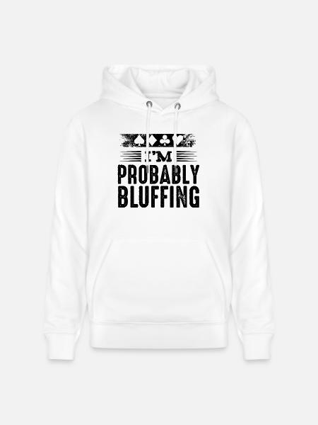 Poker - Stanley/Stella CRUISER Unisex Organic Hoodie - white