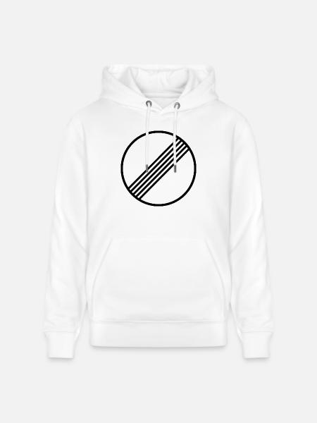 UNLIMITED MOTORWAY GERMANY - Stanley/Stella CRUISER Unisex Organic Hoodie - white