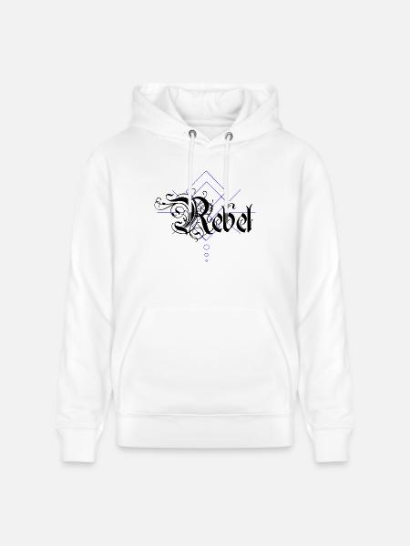 Rebel - Stanley/Stella CRUISER Unisex Organic Hoodie - white
