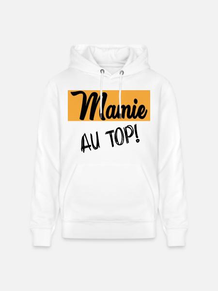 MAMIE - Sweat à capuche bio CRUISER Stanley/Stella Unisexe - blanc