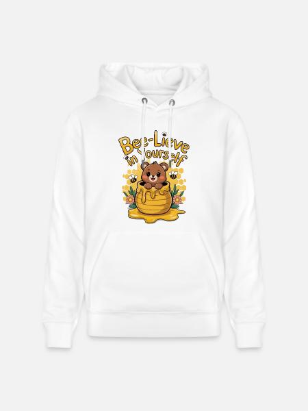 Croyez en vous-même - Sweat à capuche bio CRUISER Stanley/Stella Unisexe - blanc