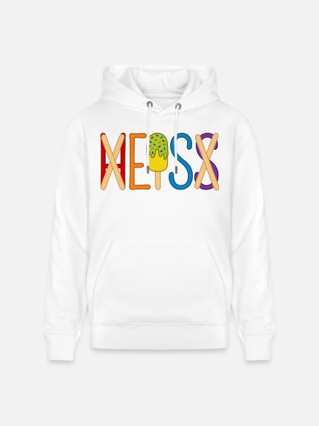 Eis - heiß - H EIS S - Stanley/Stella Unisex Bio-Hoodie CRUISER - Weiß