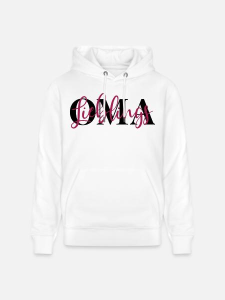 Lieblingsoma Oma - Stanley/Stella Unisex Bio-Hoodie CRUISER - Weiß