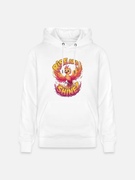 Raus aus den Federn - Stanley/Stella Unisex Bio-Hoodie CRUISER  - Weiß
