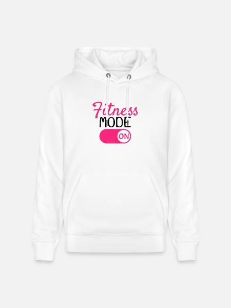 Mode fitness activé - Sweat à capuche bio CRUISER Stanley/Stella Unisexe - blanc