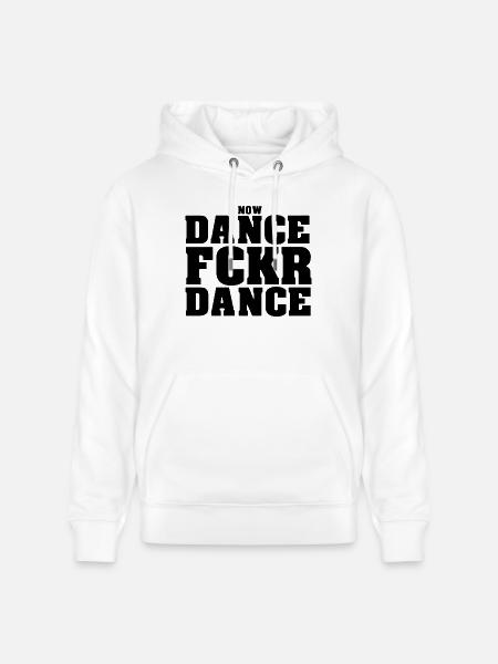 Danse Fckr Danse - Sweat à capuche bio CRUISER Stanley/Stella Unisexe - blanc
