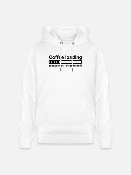 Coffee loading - Stanley/Stella CRUISER Unisex Organic Hoodie - white