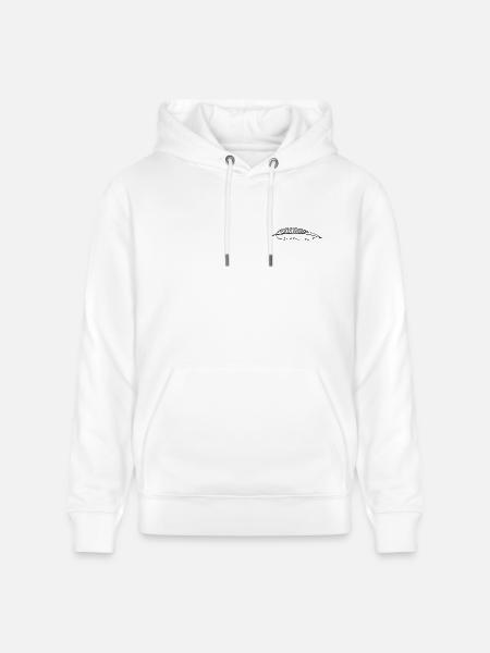 feather - Stanley/Stella CRUISER Unisex Organic Hoodie - white