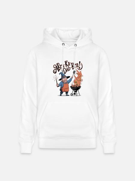 AbraKa-Dad-Bra ! - Sweat à capuche bio CRUISER Stanley/Stella Unisexe - blanc
