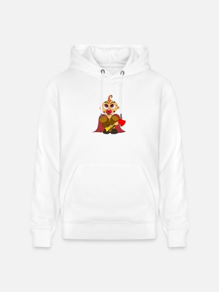 Bébé Goliath - Sweat à capuche bio CRUISER Stanley/Stella Unisexe - blanc