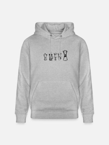Alternative Coffee - Stanley/Stella CRUISER Unisex Organic Hoodie - heather grey