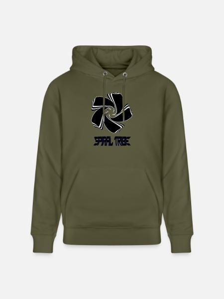 Spiral Tribe - Stanley/Stella CRUISER Unisex Organic Hoodie - khaki green
