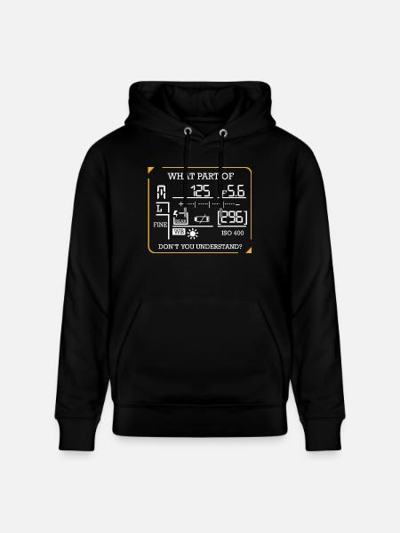 photographer - Stanley/Stella CRUISER Unisex Organic Hoodie - black