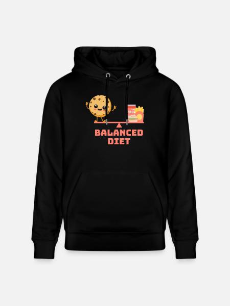 équilibré cookie fastfood Régime - Sweat à capuche bio CRUISER Stanley/Stella Unisexe - noir