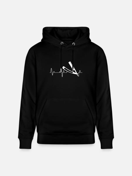 barber - Stanley/Stella CRUISER Unisex Organic Hoodie - black