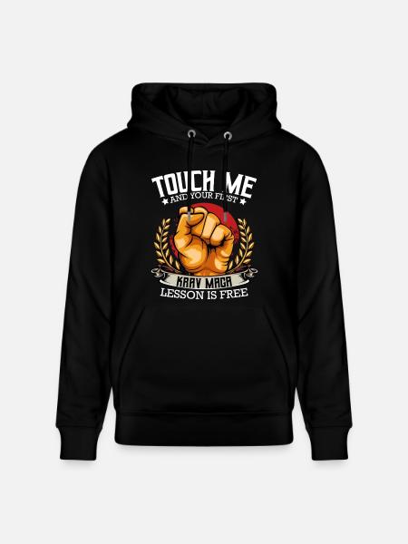 Krav Maga - Stanley/Stella CRUISER Unisex Organic Hoodie - black