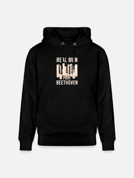 Beethoven - Sweat à capuche bio CRUISER Stanley/Stella Unisexe - noir