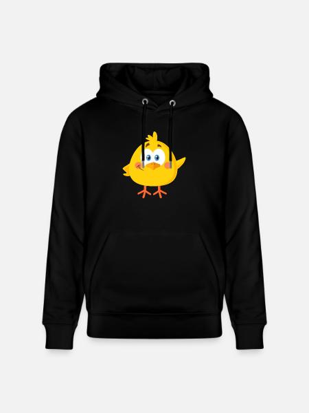 Little chick - Stanley/Stella CRUISER Unisex Organic Hoodie - black