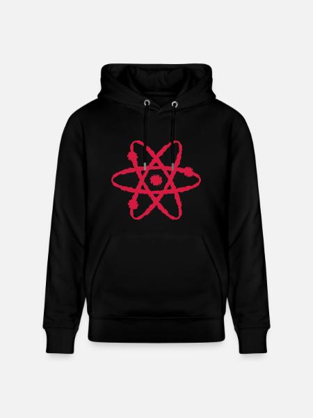Scientific symbol - Stanley/Stella CRUISER Unisex Organic Hoodie - black