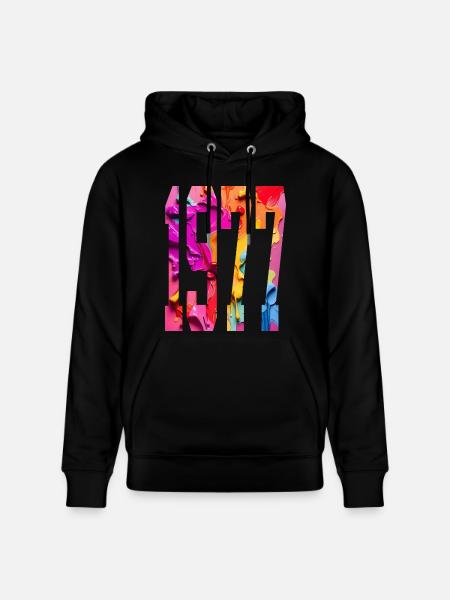 BUNT 49TH BIRTHDAY 1977 - Stanley/Stella CRUISER Unisex Organic Hoodie - black
