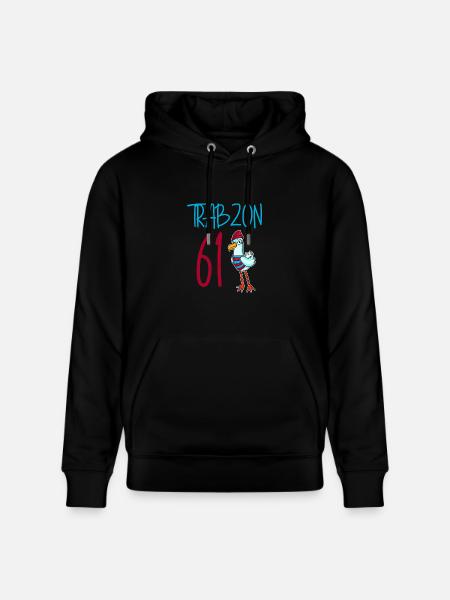 Trabzon 61 Turkey city - Stanley/Stella CRUISER Unisex Organic Hoodie - black