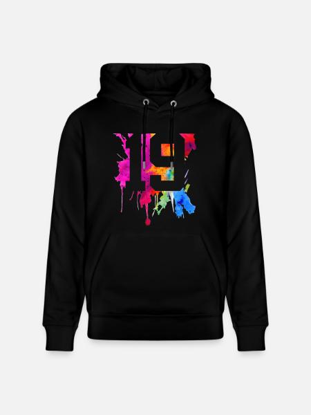 19 YEARS 19TH BIRTHDAY - Stanley/Stella CRUISER Unisex Organic Hoodie - black