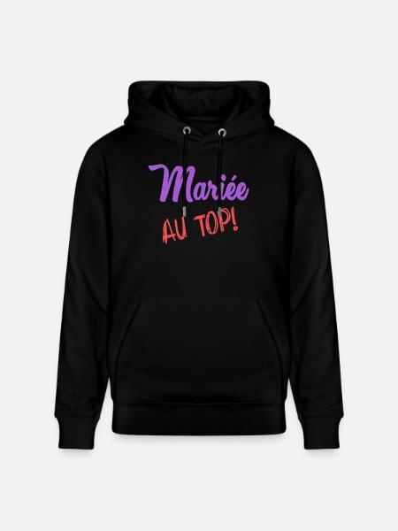 MARIEE - Sweat à capuche bio CRUISER Stanley/Stella Unisexe - noir