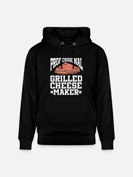 Cheese Making Cheese Lover - Stanley/Stella CRUISER Unisex Organic Hoodie - black