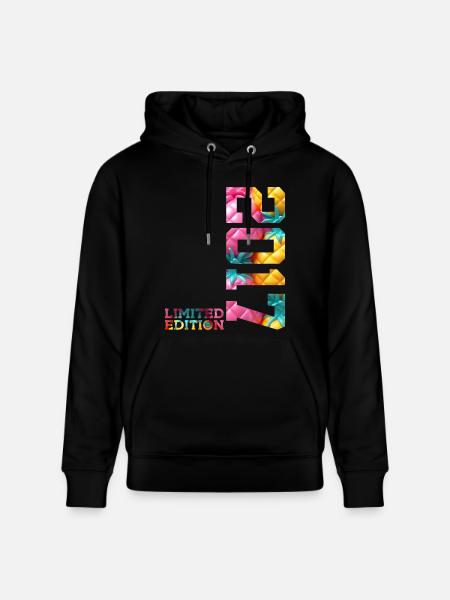 9TH BIRTHDAY LIMITED EDITION 2017 - Stanley/Stella CRUISER Unisex Organic Hoodie - black