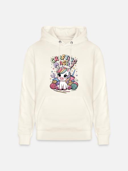 Crafting Magic! - Stanley/Stella CRUISER Unisex Organic Hoodie - natural white