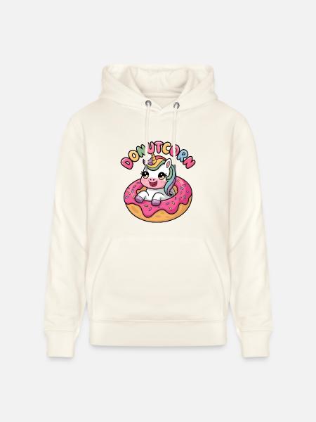 Maïs de beignet - Sweat à capuche bio CRUISER Stanley/Stella Unisexe - blanc nature
