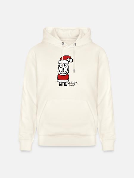 Weihnachts ScHoF - Stanley/Stella Unisex Bio-Hoodie CRUISER - Naturweiß