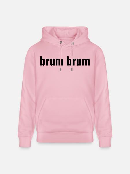 Brum Brum - Sweat à capuche bio CRUISER Stanley/Stella Unisexe - rose pâle