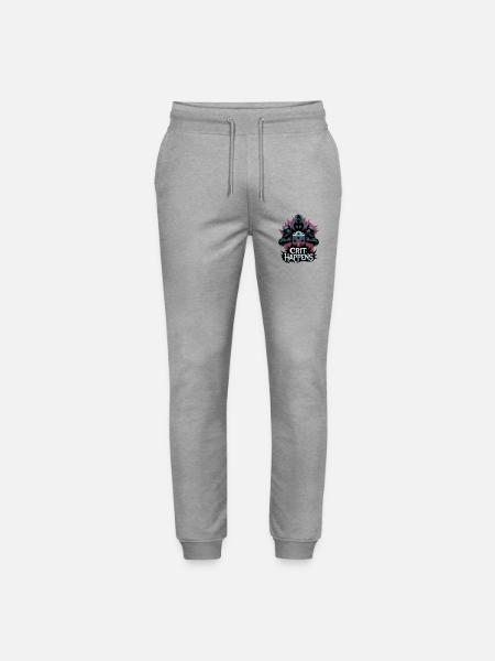 Crit Happens - Stanley/Stella Mover Unisex Organic Jogging Trousers - heather grey
