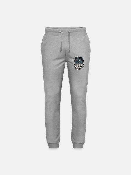 Martelé et heureux - Pantalon de jogging bio MOVER Stanley/Stella unisexe - gris chiné