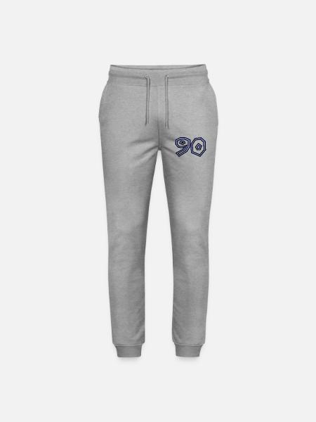 90 - Stanley/Stella Mover Unisex Organic Jogging Trousers - heather grey