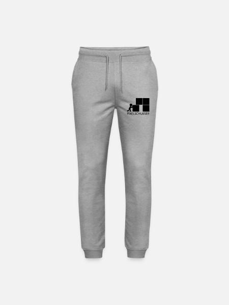 Pixelschubser und stolz darauf! - Stanley/Stella Unisex Bio Jogginghose Mover - Grau meliert