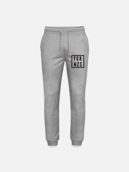 Fuck Naz*s - Stanley/Stella Mover Unisex Organic Jogging Trousers - heather grey
