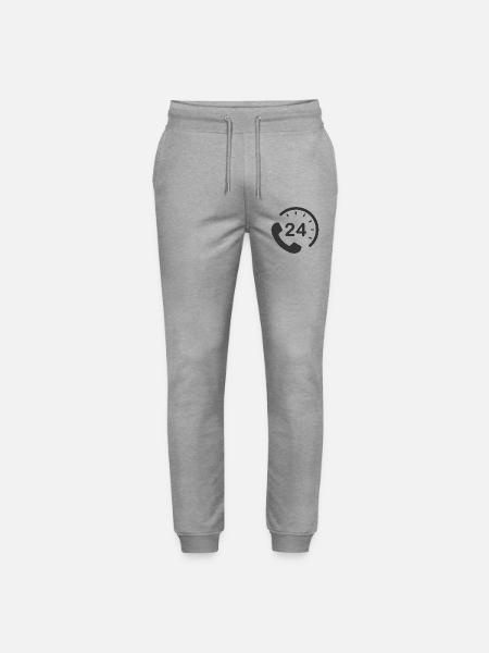24/7 h Service - Stanley/Stella Mover Unisex Organic Jogging Trousers - heather grey
