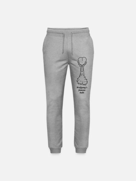 Wolfgangs famous balls - Stanley/Stella Unisex Bio Jogginghose Mover - Grau meliert